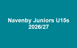 Navenby Juniors U15s 2026/27